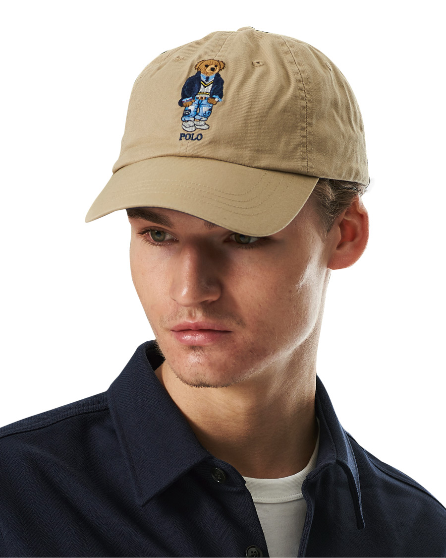 Heren | Polo Ralph Lauren Twill Bear Cap Classic Khaki | Polo Ralph Lauren | Twill Bear Cap Classic Khaki