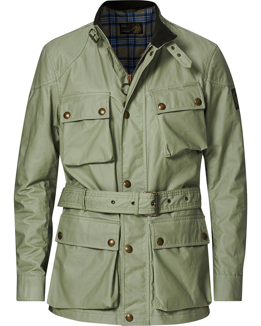 Heren | Jassen | Belstaff | Trialmaster Waxed Jacket Laurel Green