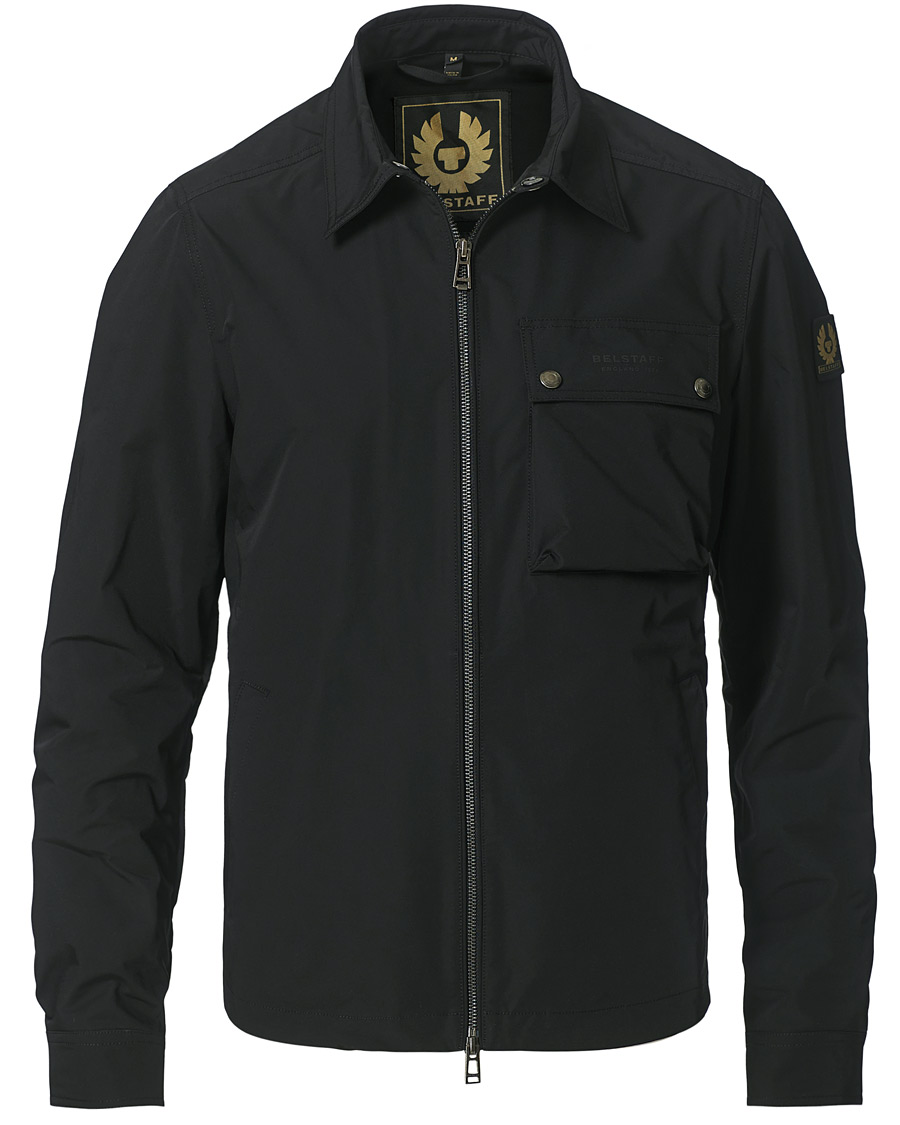 Heren | Overhemden | Belstaff | Wayfare Memory Shell Zip Overshirt Black