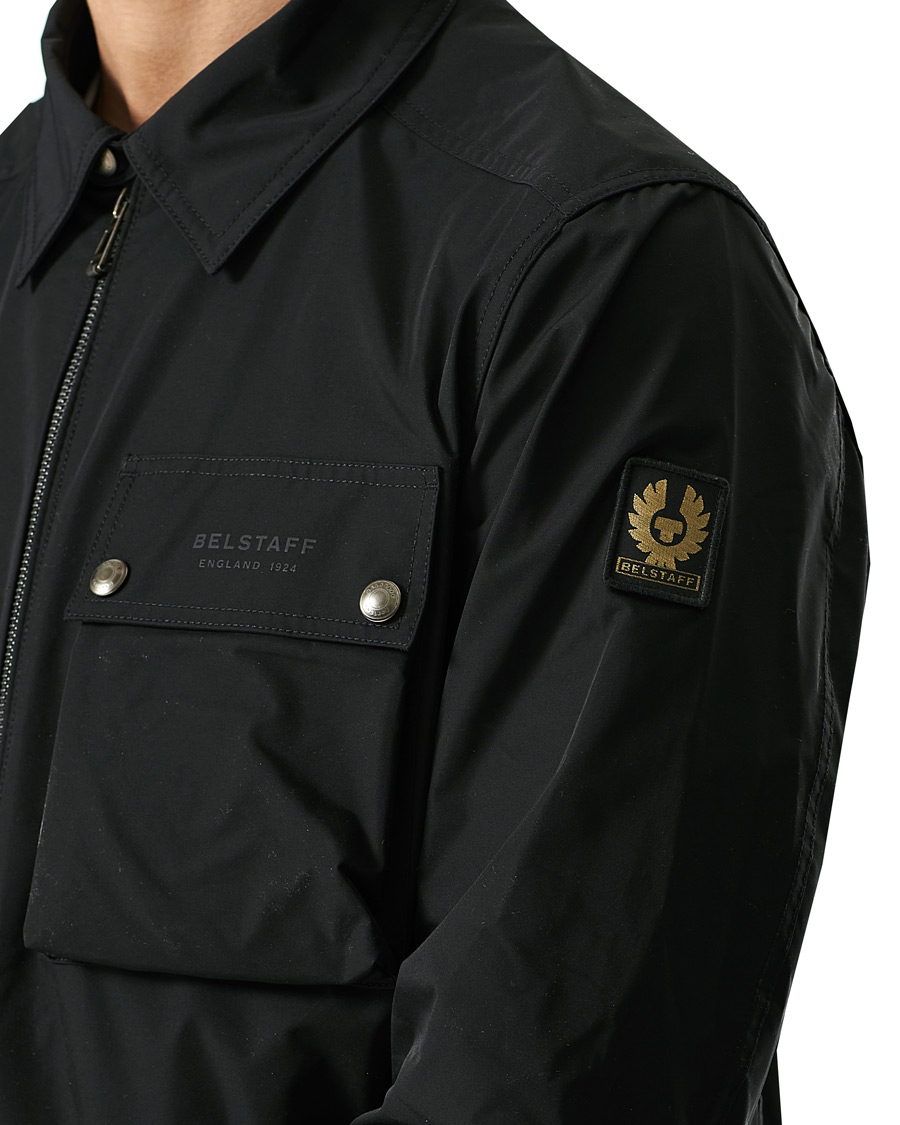 Heren | Overhemden | Belstaff | Wayfare Memory Shell Zip Overshirt Black