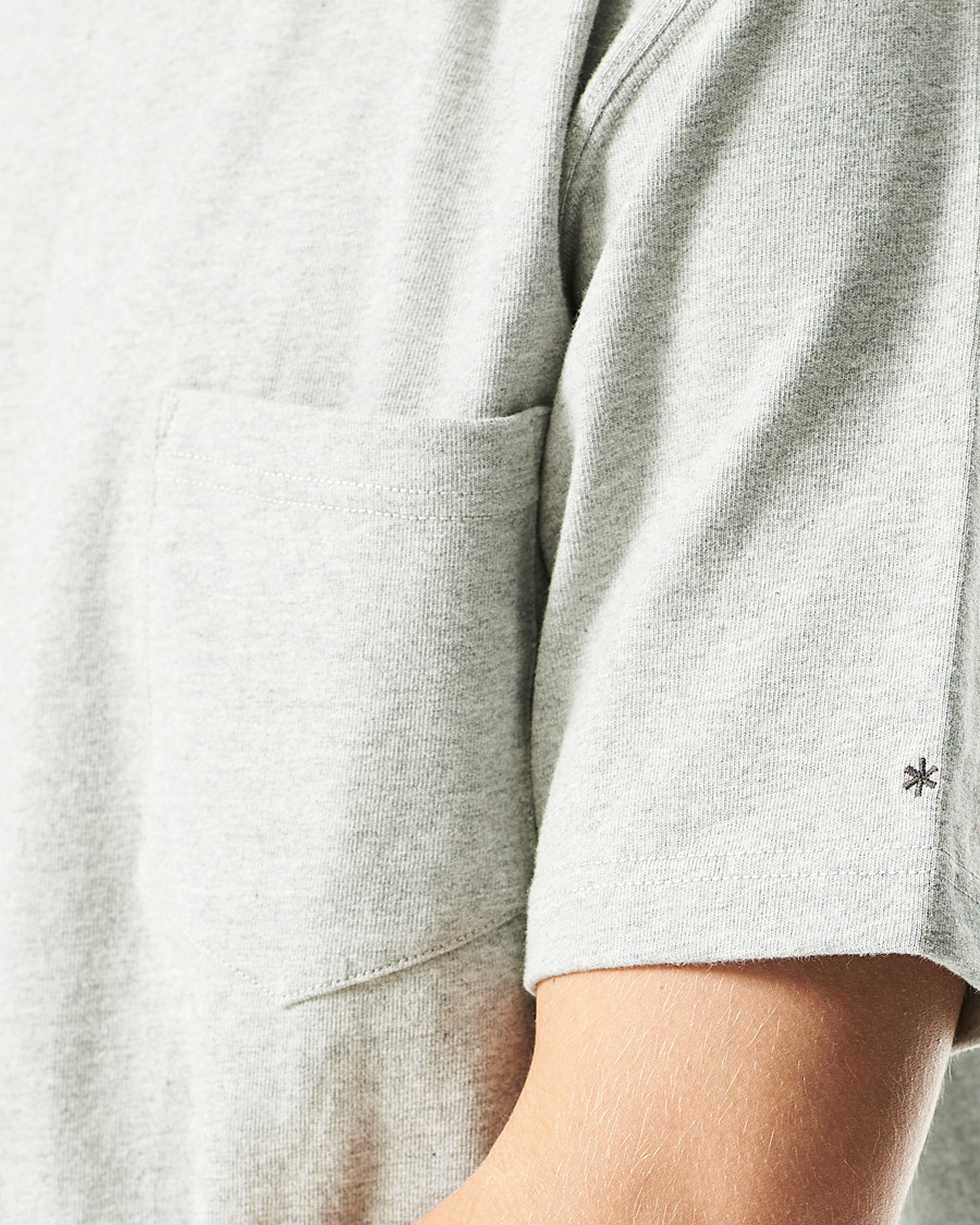 Heren | T-shirts | Snow Peak | Recycled Cotton T-Shirt Medium Grey