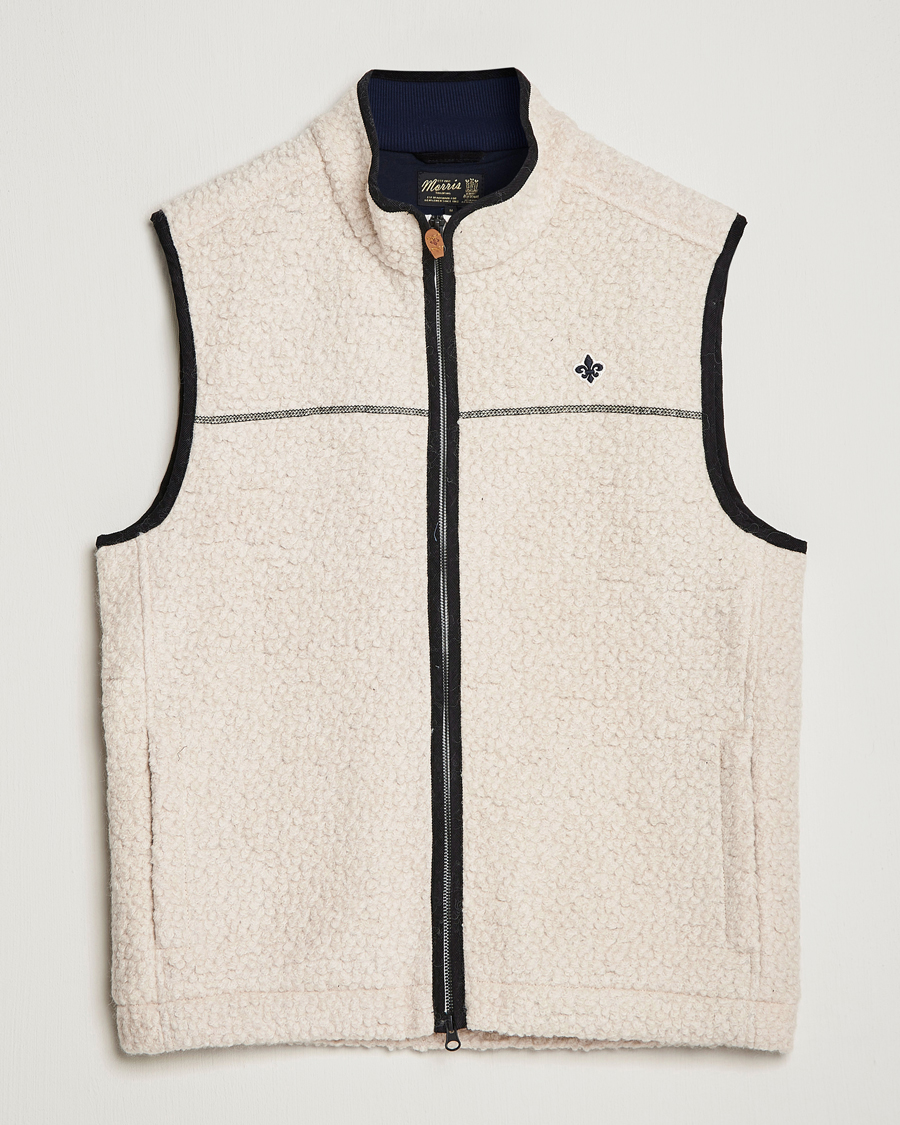 Heren | Gilets | Morris | Whitfield Pile Vest White