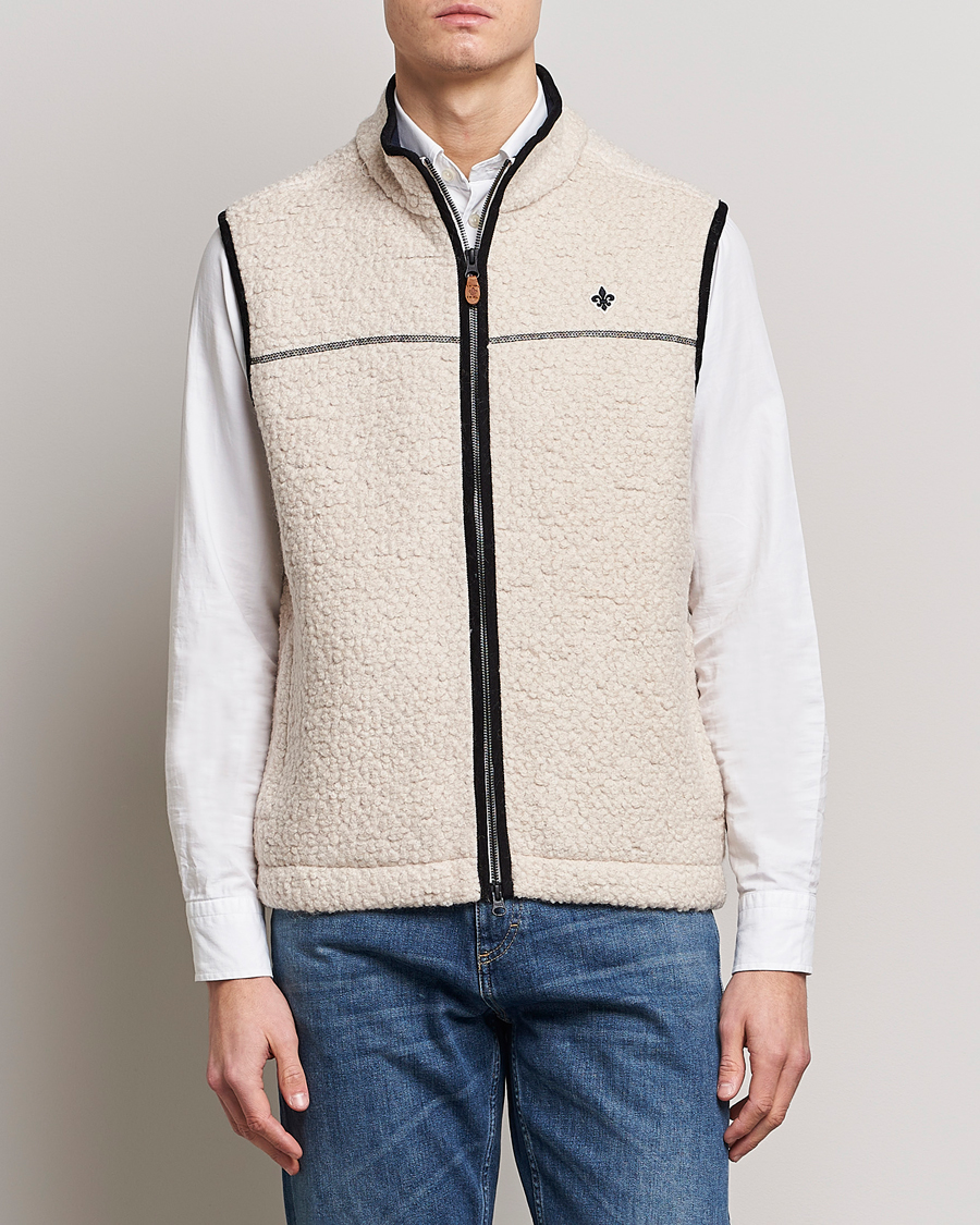 Heren | Gilets | Morris | Whitfield Pile Vest White