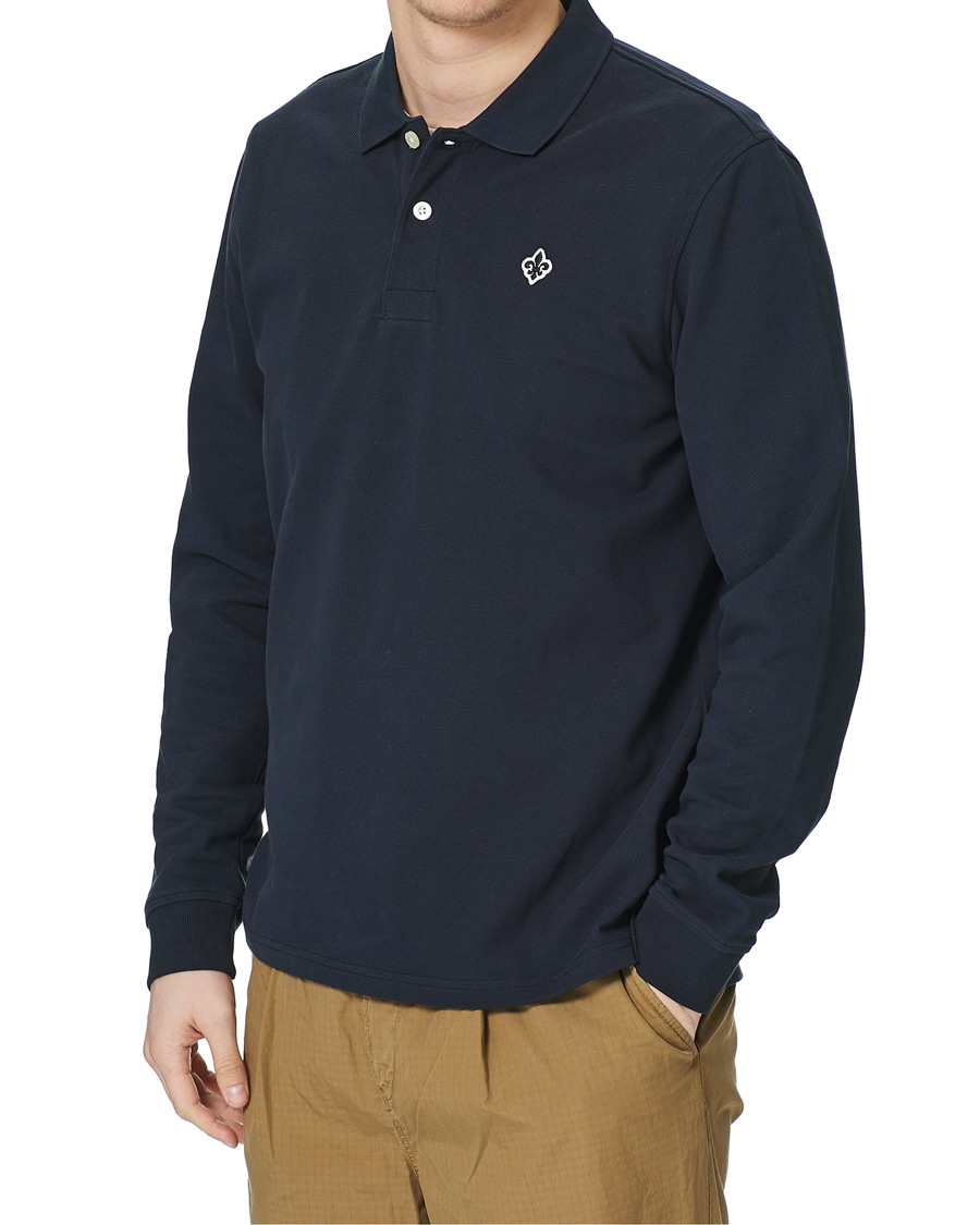 Heren | Truien | Morris | Leamington Striped Rugger Navy