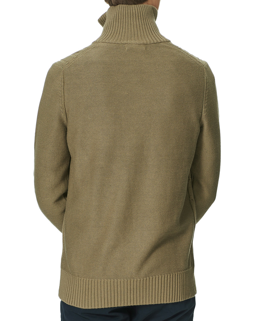 Heren | Truien | Morris | Marlebone Cable Half-Zip Green