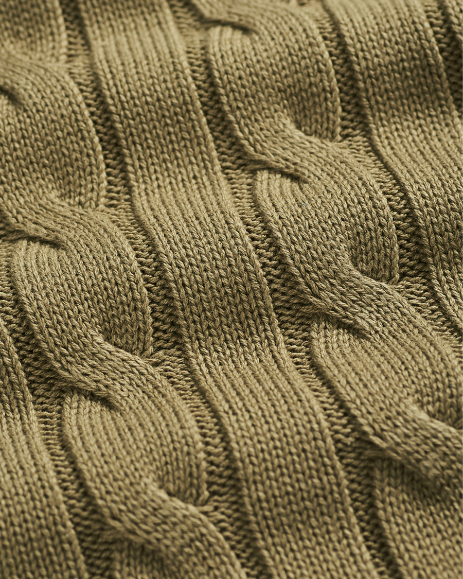 Heren | Truien | Morris | Marlebone Cable Half-Zip Green