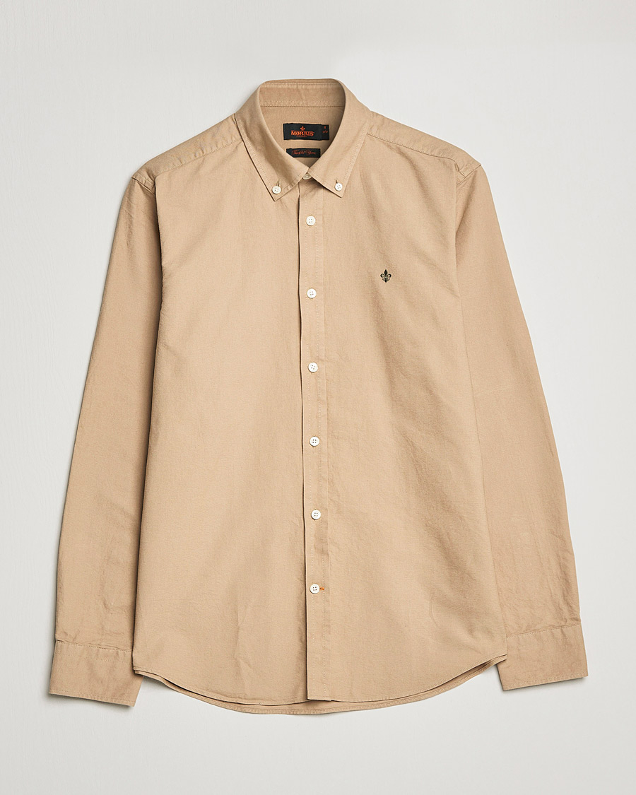 Heren | Overhemden | Morris | Douglas Oxford Shirt Khaki
