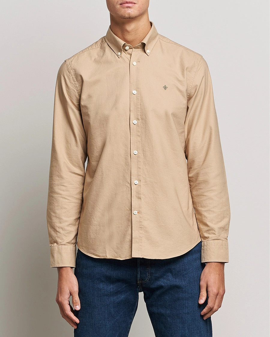 Heren | Oxford overhemden | Morris | Douglas Oxford Shirt Khaki
