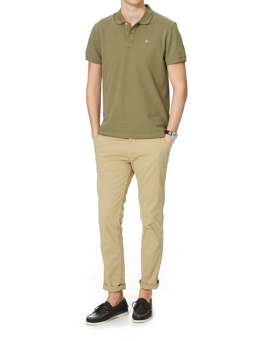 Heren | Polo's | Morris | New Pique Olive
