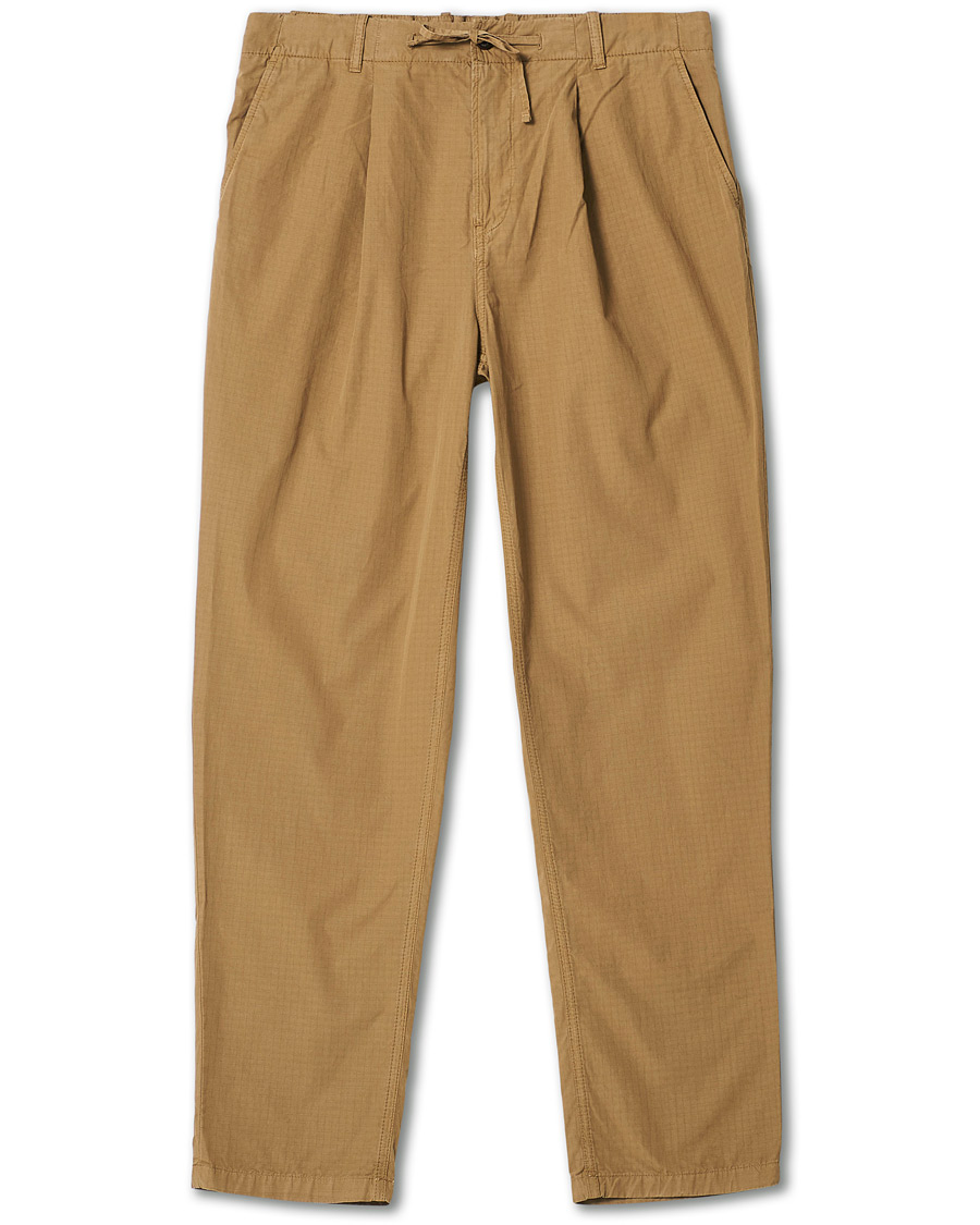 Heren | Broeken | Morris | Morley Ripstop Drawstring Pants Bronze