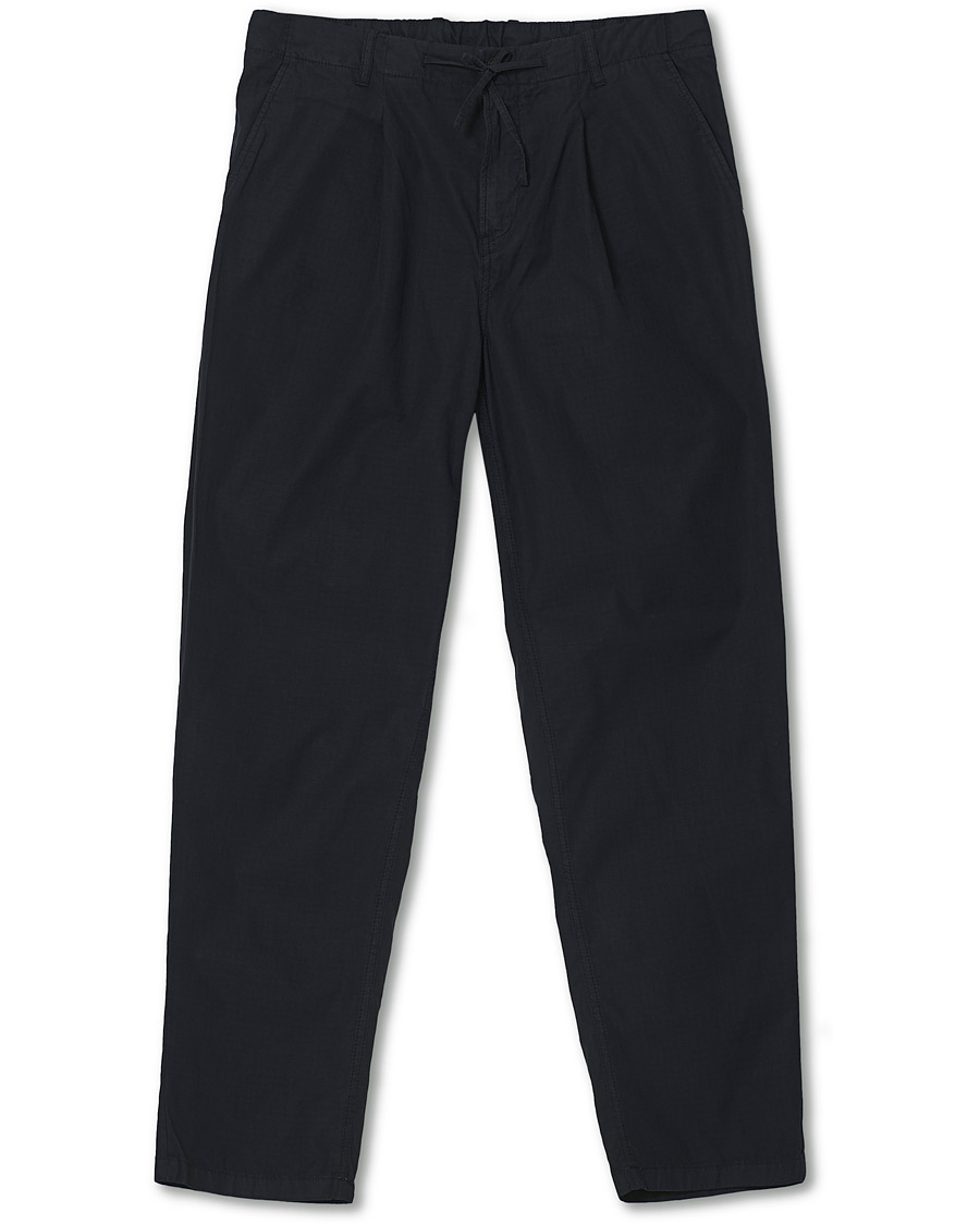 Heren | Broeken | Morris | Morley Ripstop Drawstring Pants Navy