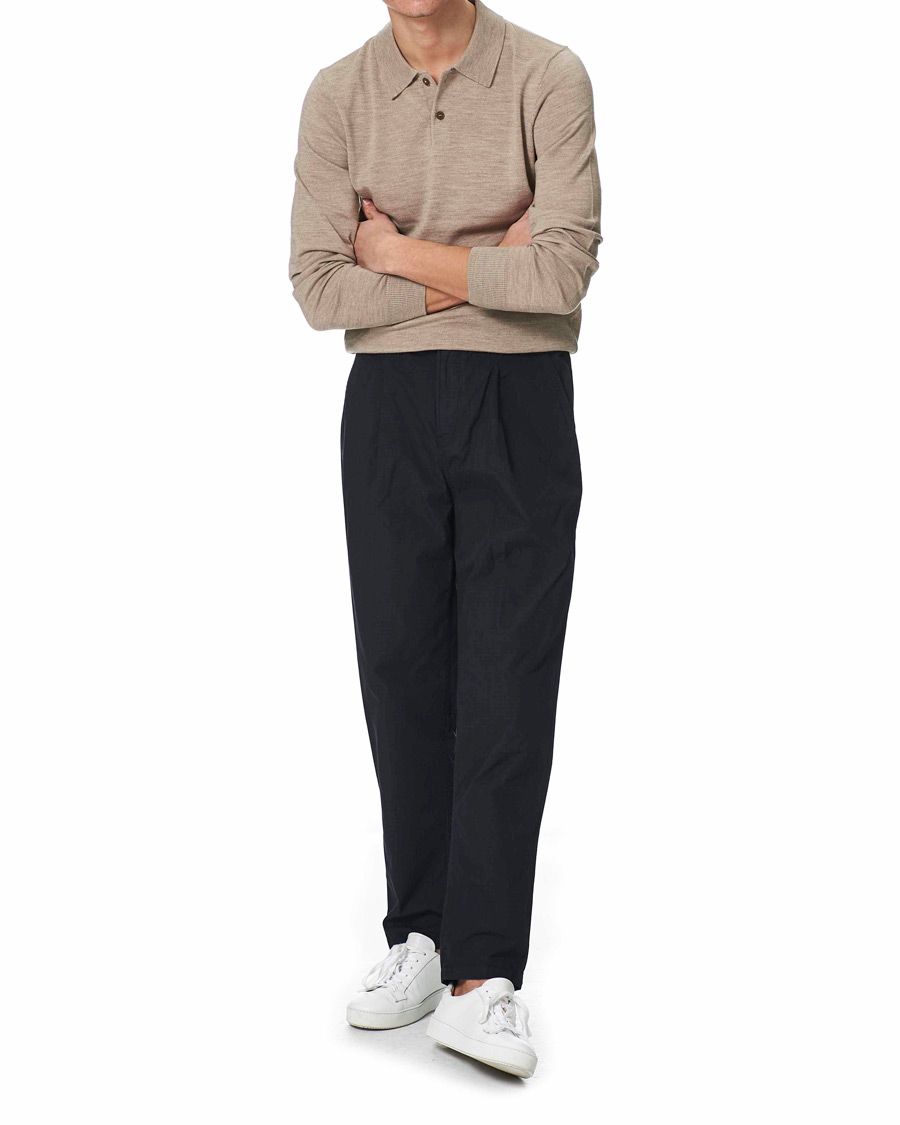 Heren | Broeken | Morris | Morley Ripstop Drawstring Pants Navy