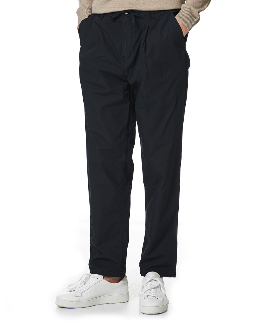 Heren | Broeken | Morris | Morley Ripstop Drawstring Pants Navy