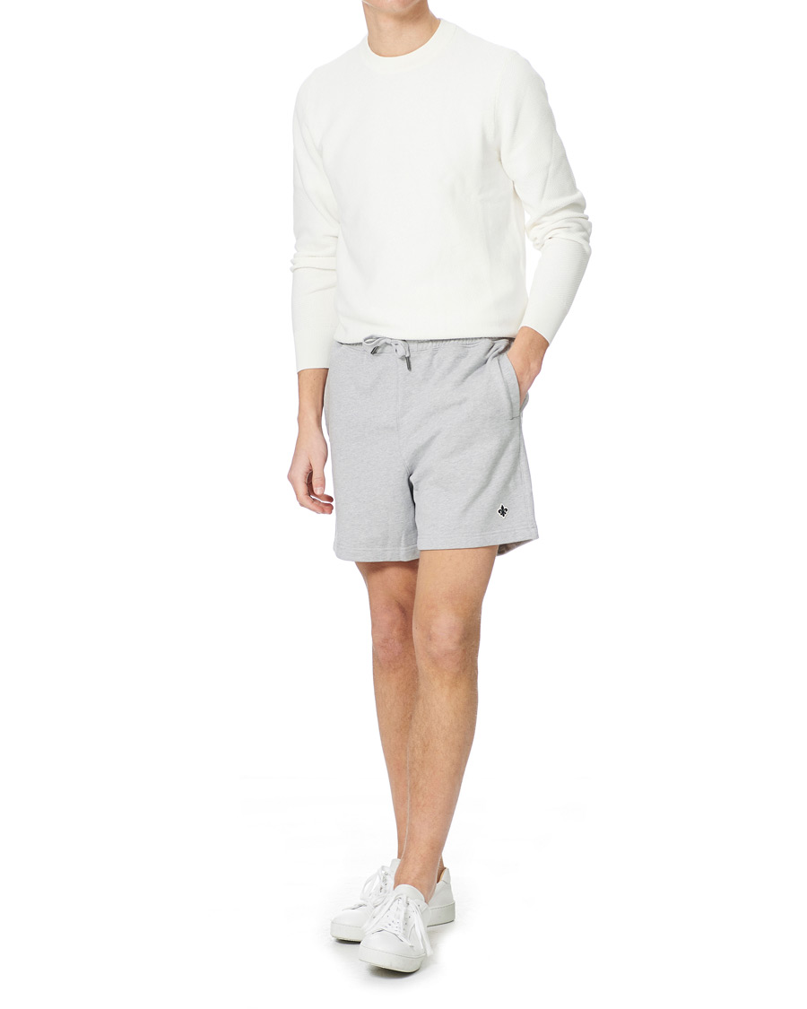Heren | Korte broek | Morris | Darell Sweatshorts Light Grey Melange