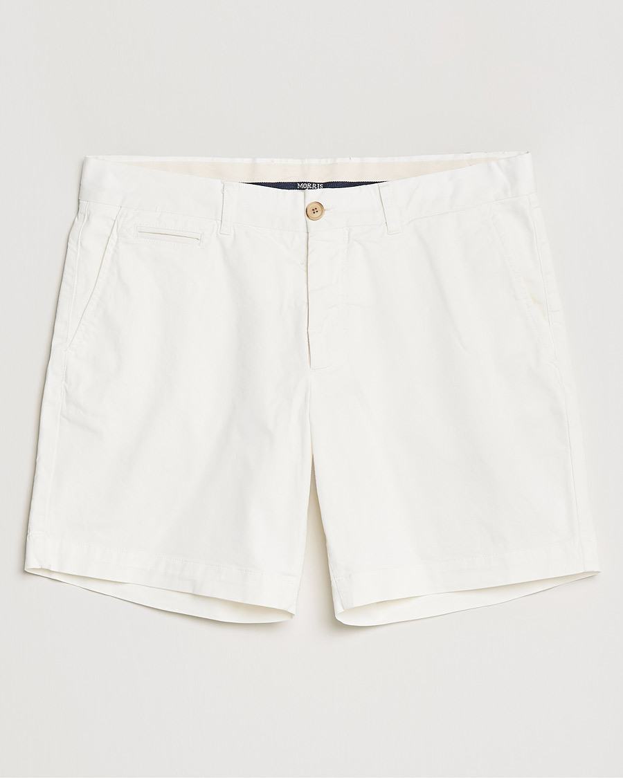 Heren | Korte broek | Morris | Light Twill Chino Shorts White