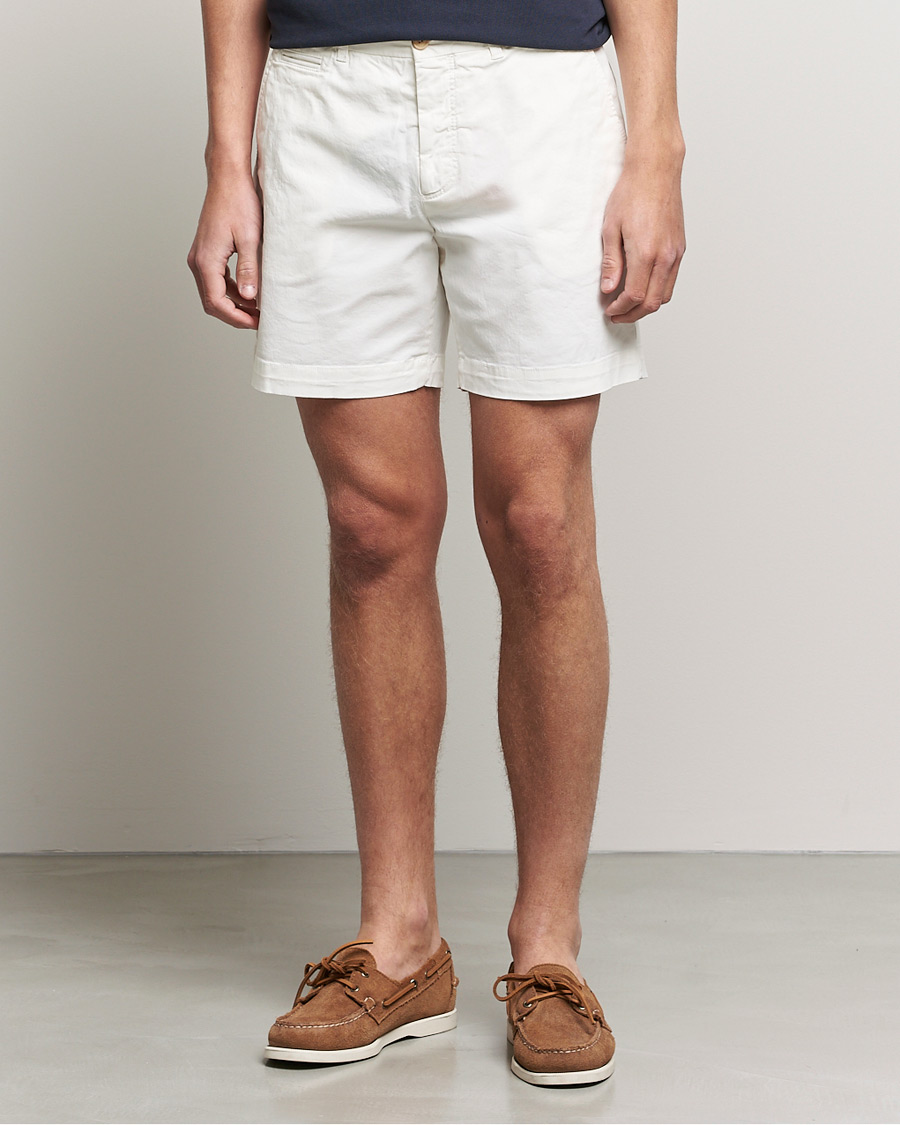 Heren | Korte broek | Morris | Light Twill Chino Shorts White