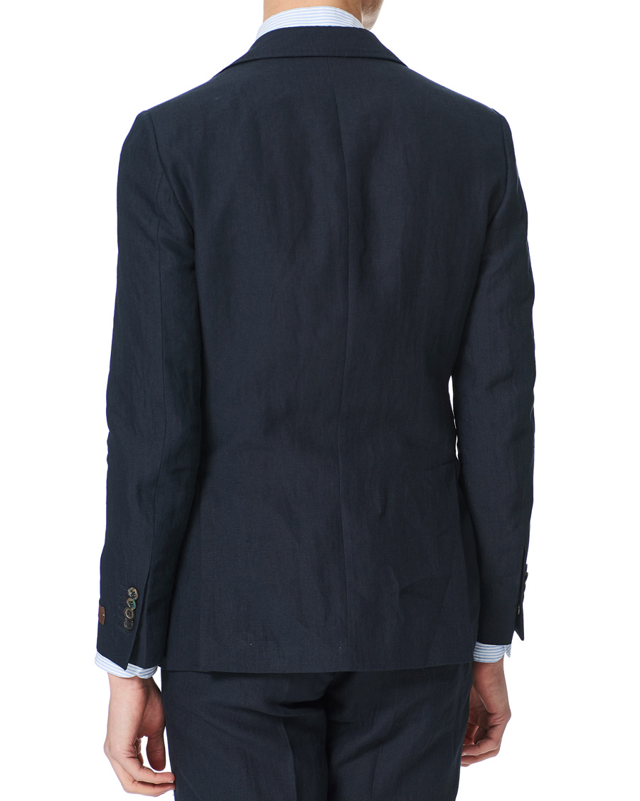 Heren | Blazers | Morris Heritage | Keith Linen Suit Blazer Navy