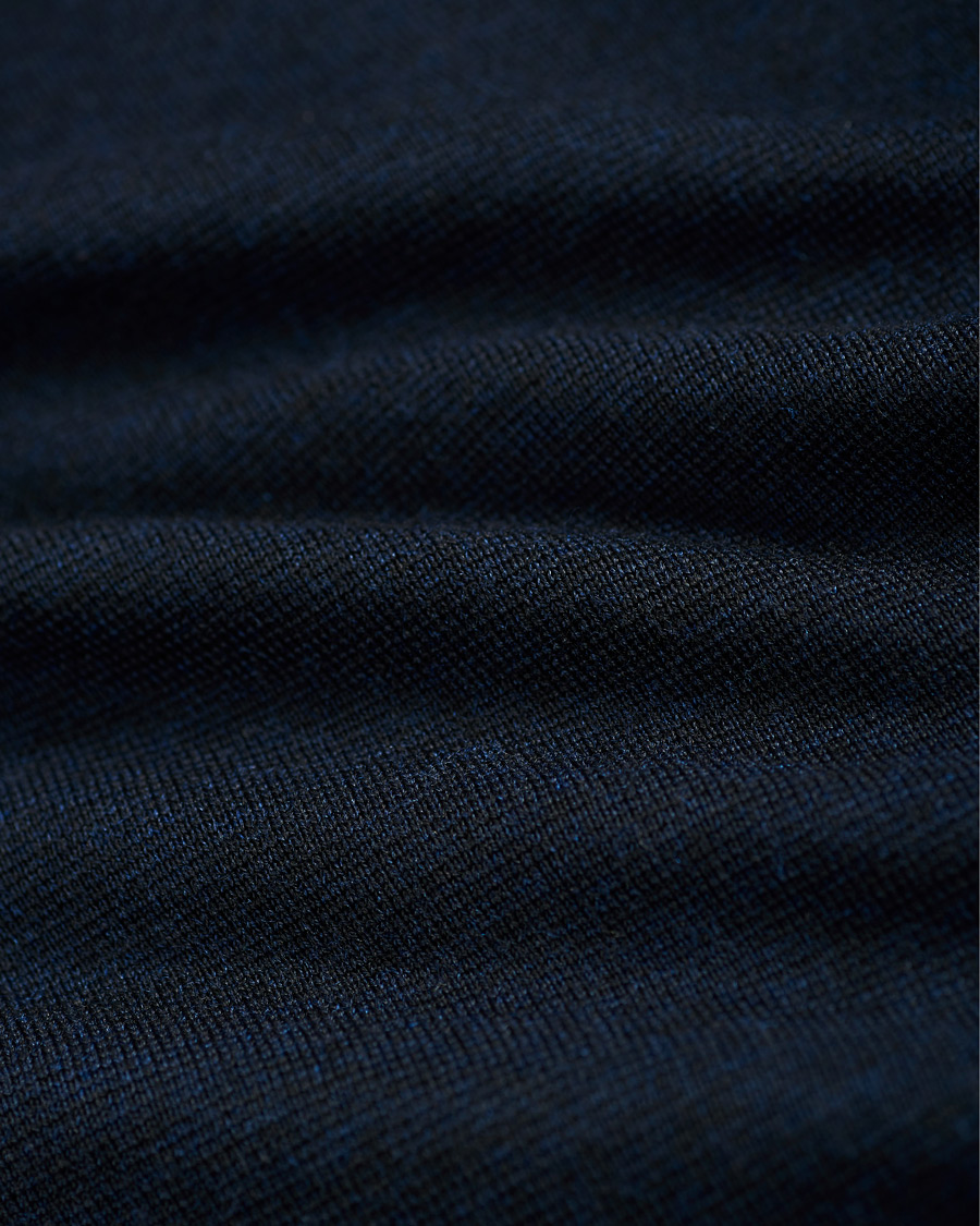 Heren | Truien | Morris Heritage | Knitted Shirt Jacket Navy