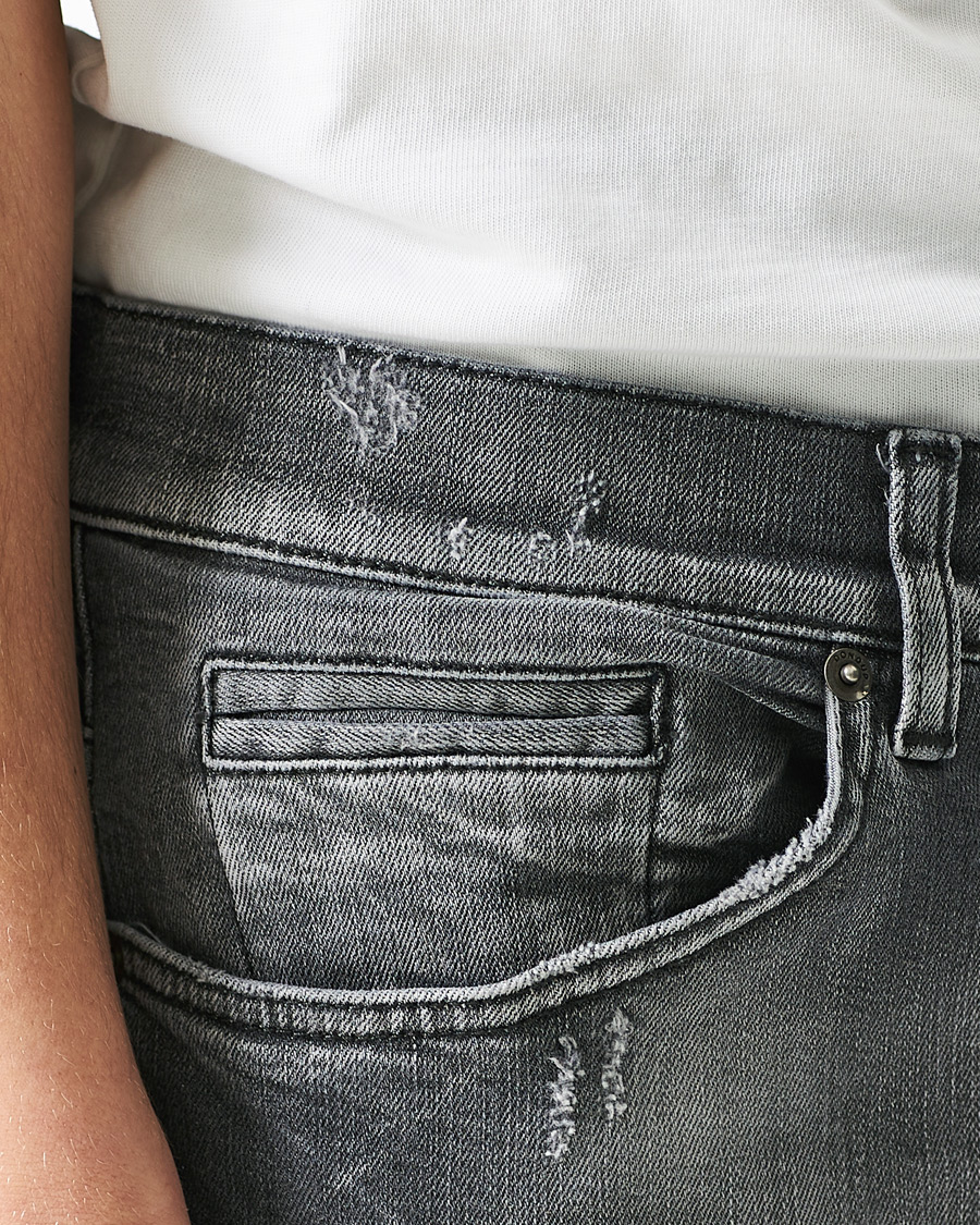 Heren | Jeans | Dondup | George Jeans Destoryed Medium Grey