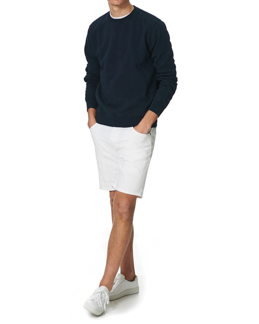 Heren | Korte broek | Dondup | Derek Denim Shorts Detroyed White