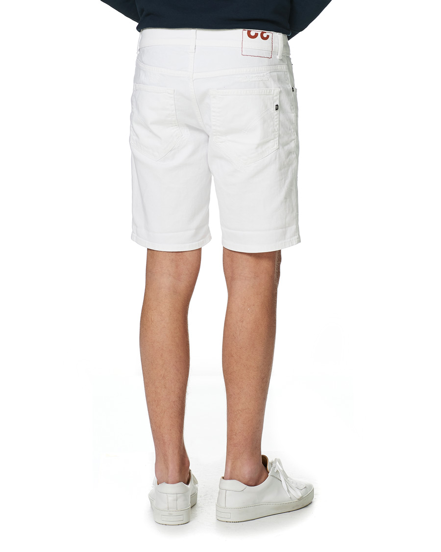 Heren | Korte broek | Dondup | Derek Denim Shorts Detroyed White
