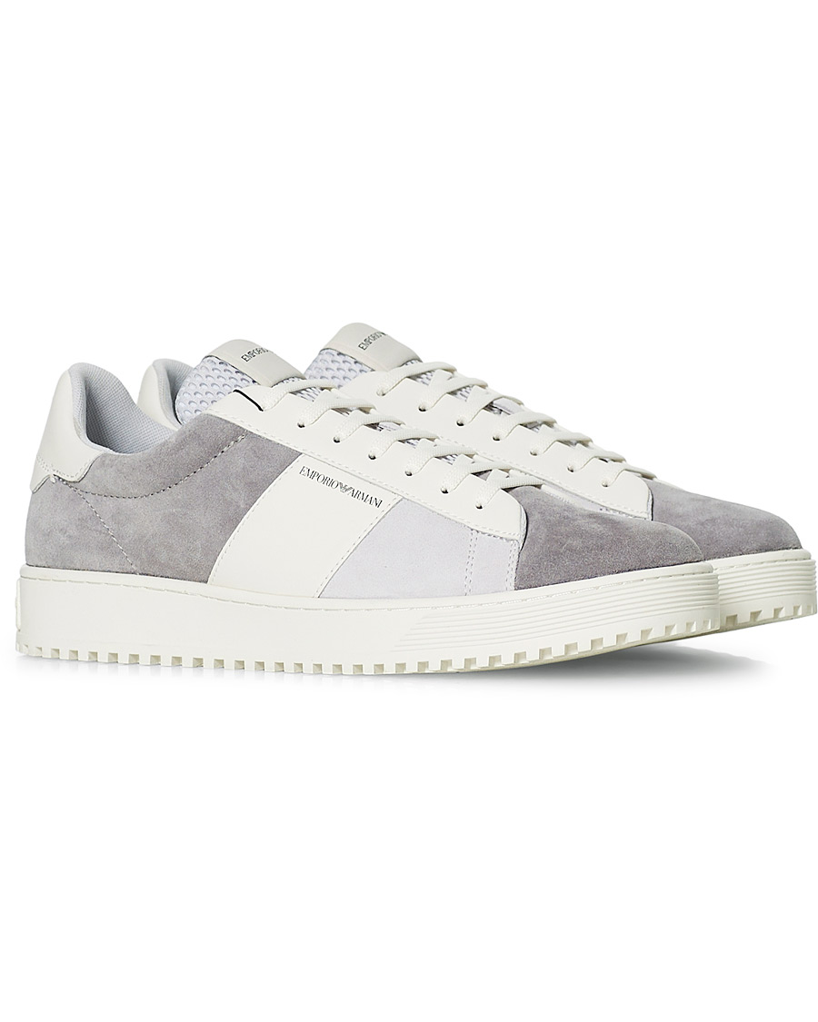 Heren | Emporio Armani Suede Sneaker Beige | Emporio Armani | Suede Sneaker Beige