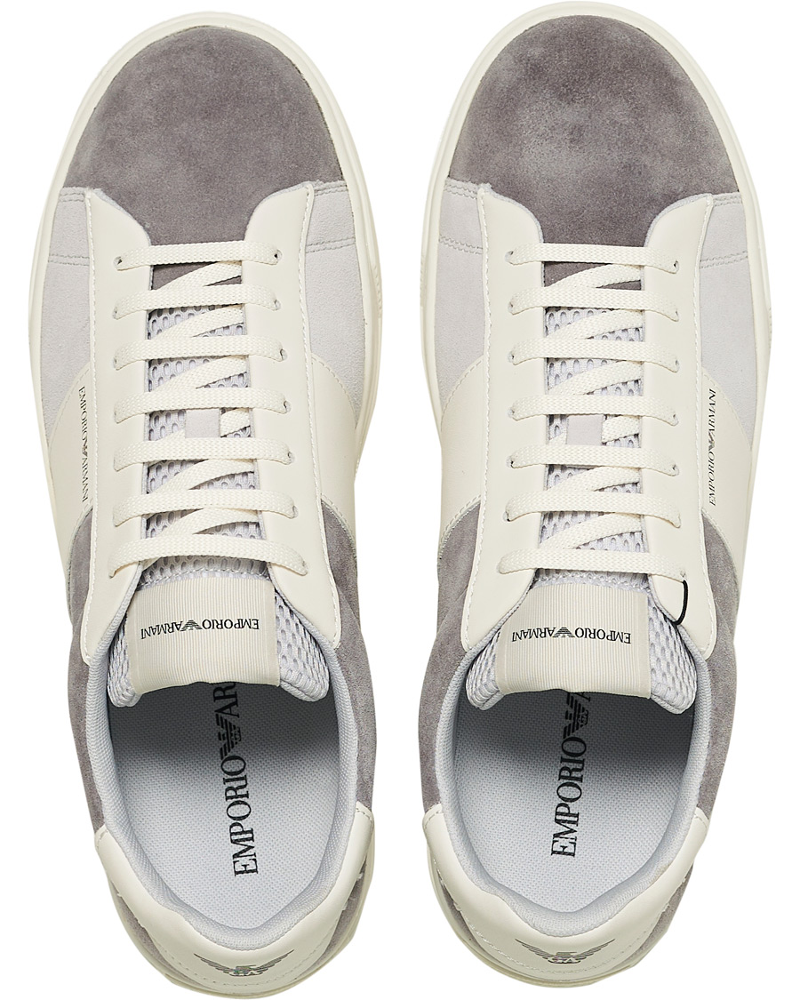 Heren | Emporio Armani Suede Sneaker Beige | Emporio Armani | Suede Sneaker Beige