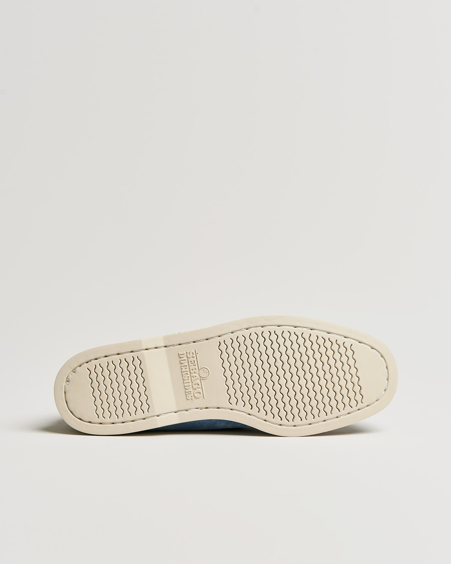 Heren | Sebago Docksides Suede Boat Shoe Indigo | Sebago | Docksides Suede Boat Shoe Indigo