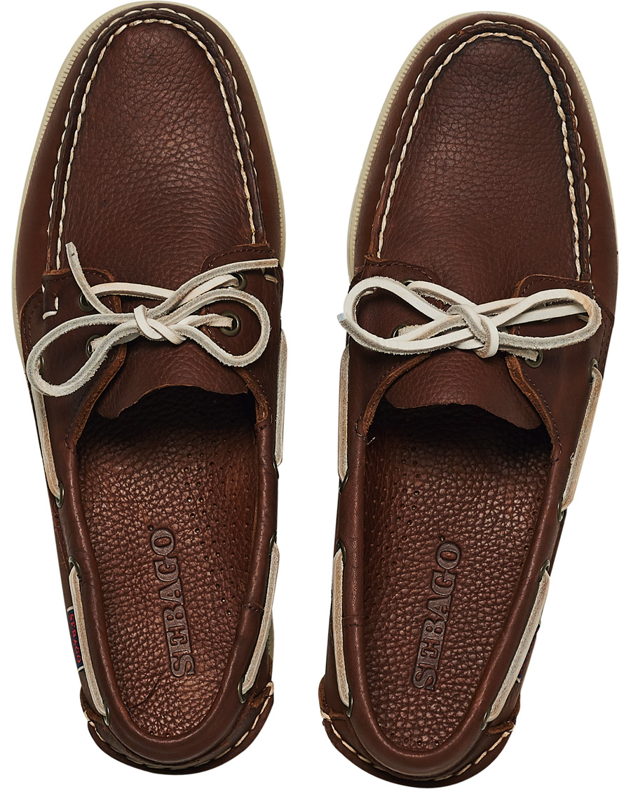 Heren | Sebago Docksides Boat Shoe Portland Brown | Sebago | Docksides Boat Shoe Portland Brown