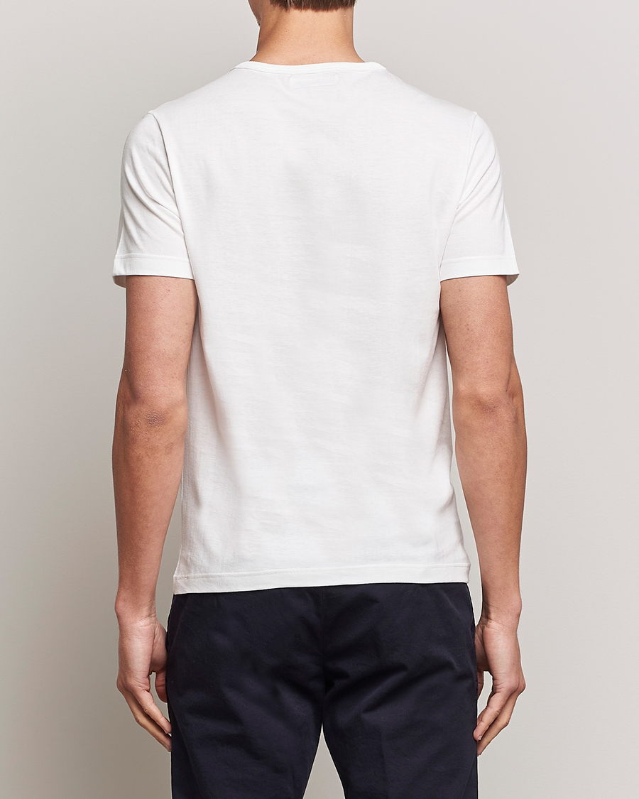 Heren | T-shirts | Merz b. Schwanen | 1950s Classic Loopwheeled T-shirt White