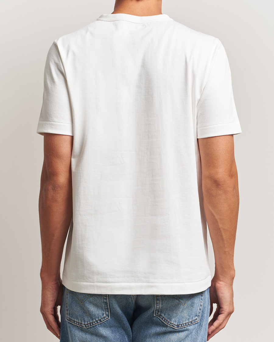 Heren | T-shirts | Merz b. Schwanen | Relaxed Fit Loopwheeled T-Shirt White