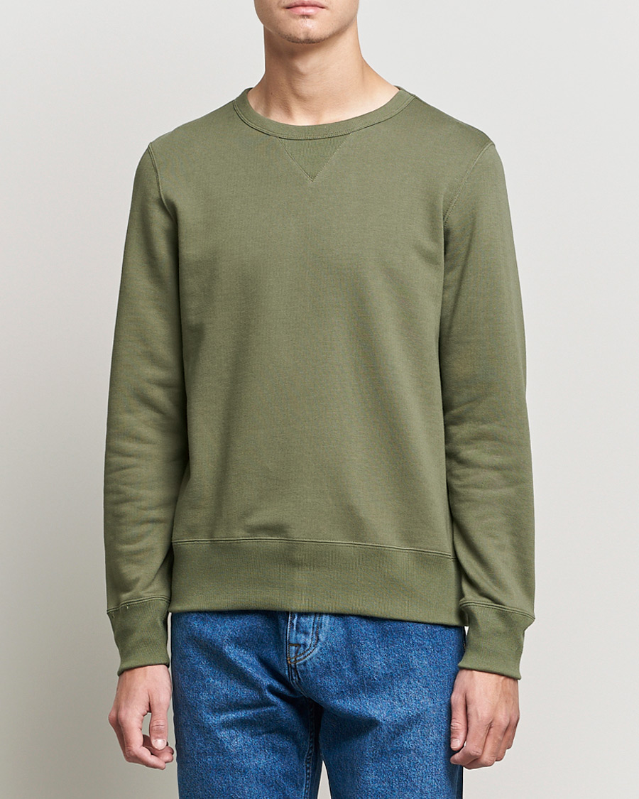 Heren | Contemporary Creators | Merz b. Schwanen | Organic Cotton Crew Neck Sweat Army