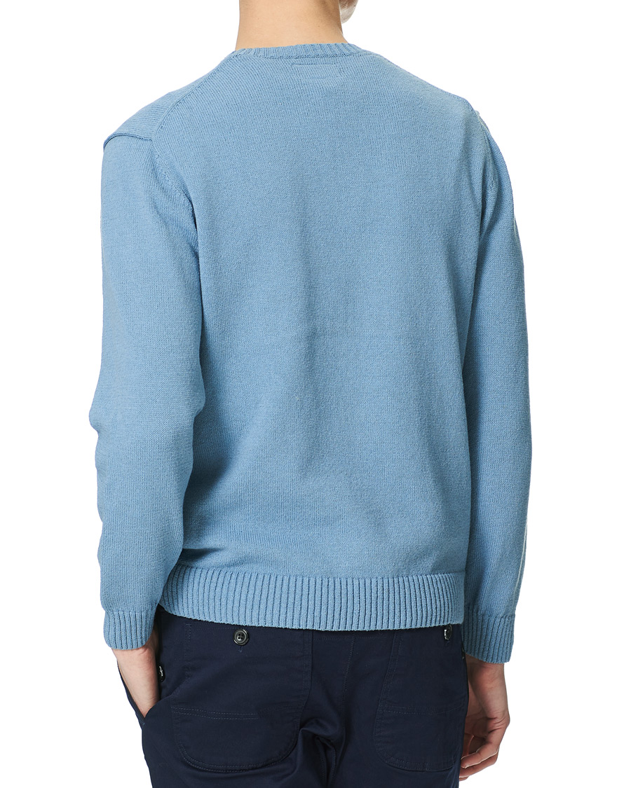Heren | Truien | BEAMS PLUS | Lily Yarn Crew Neck Sax Blue