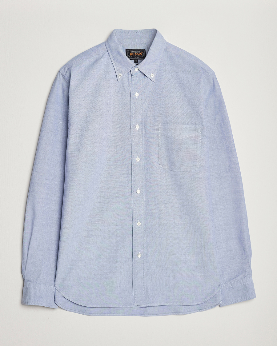 Heren | BEAMS PLUS | BEAMS PLUS | Oxford Button Down Shirt Light Blue