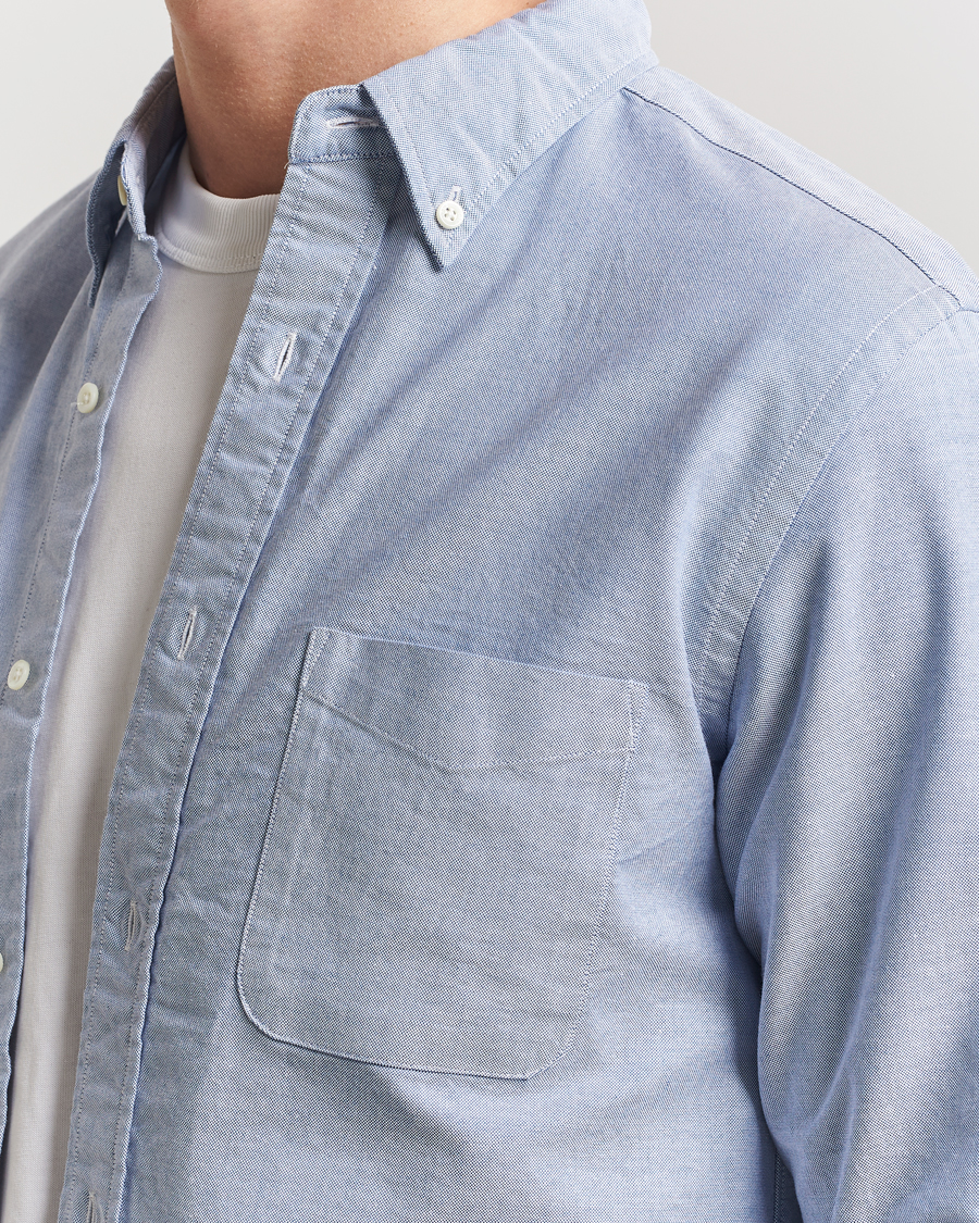 Heren | Overhemden | BEAMS PLUS | Oxford Button Down Shirt Light Blue