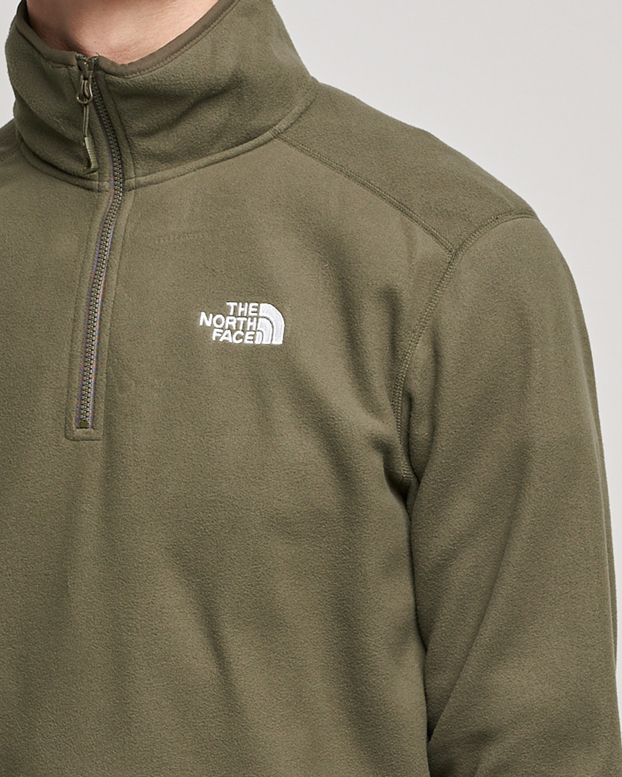 Heren | Truien | The North Face | 100 Glacier 1/4 Zip Taupe Green