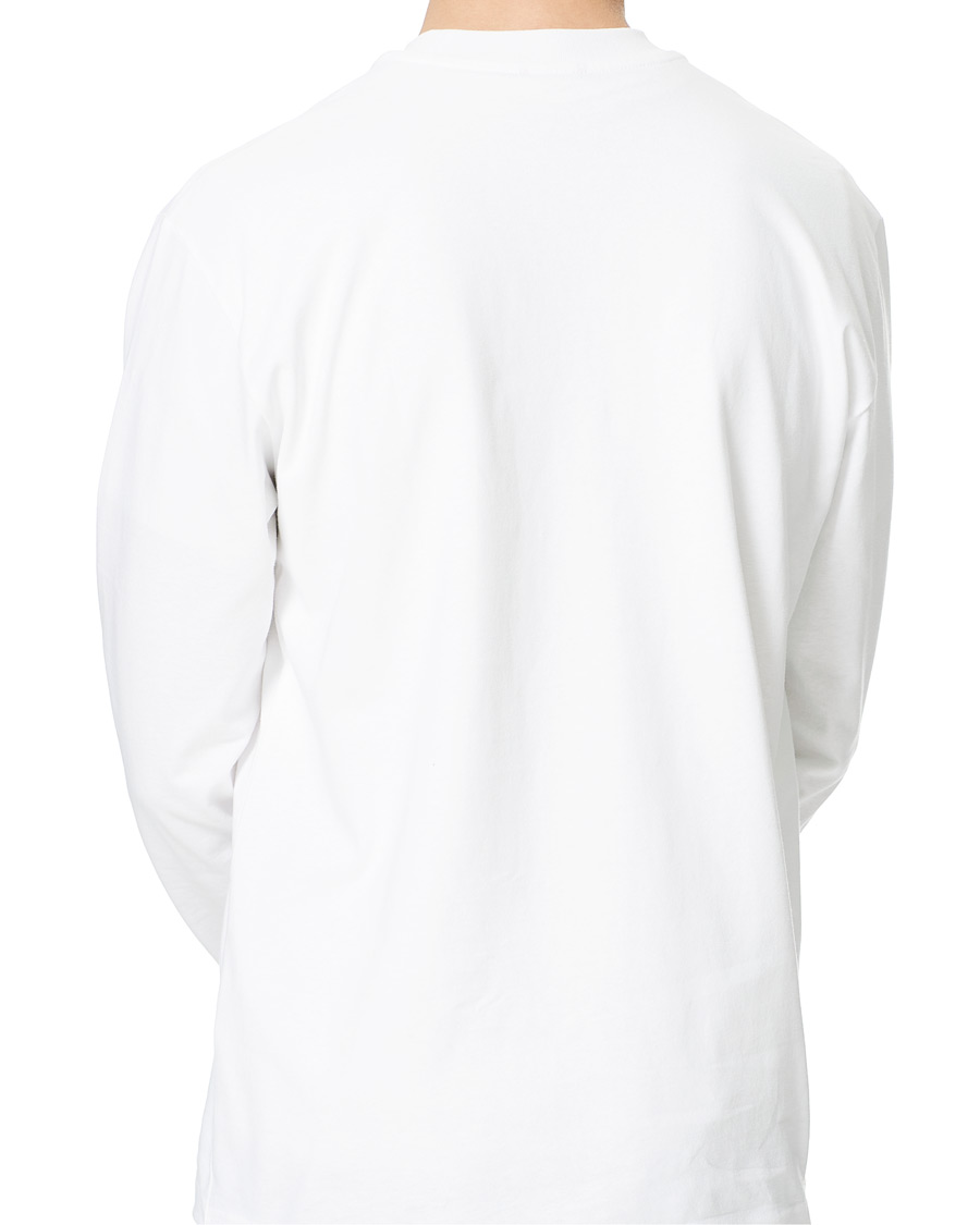 Heren | T-shirts | The North Face | Heritage Printed Long Sleeve Tee White