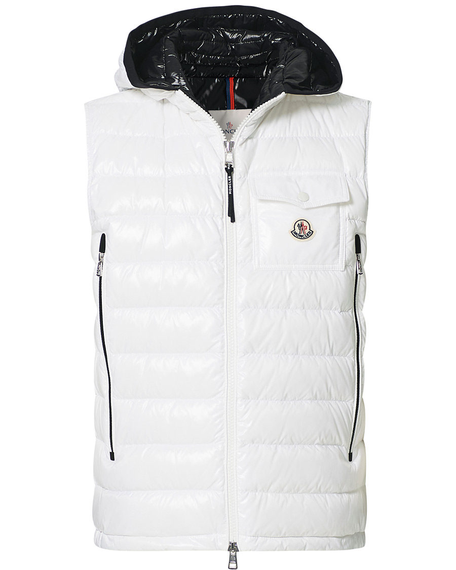Heren | Jassen | Moncler | Ragot Hooded Down Vest White