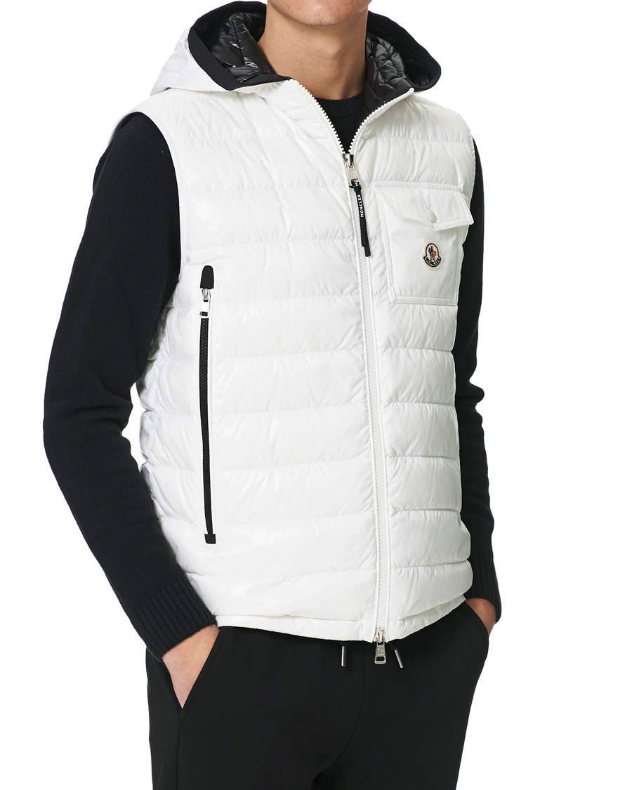 Heren | Jassen | Moncler | Ragot Hooded Down Vest White