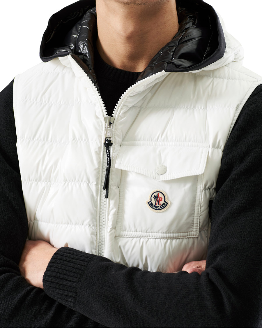 Heren | Jassen | Moncler | Ragot Hooded Down Vest White