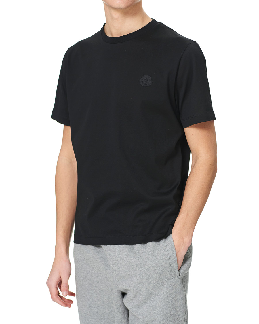 Heren | T-shirts | Moncler | Back Print Tee Black
