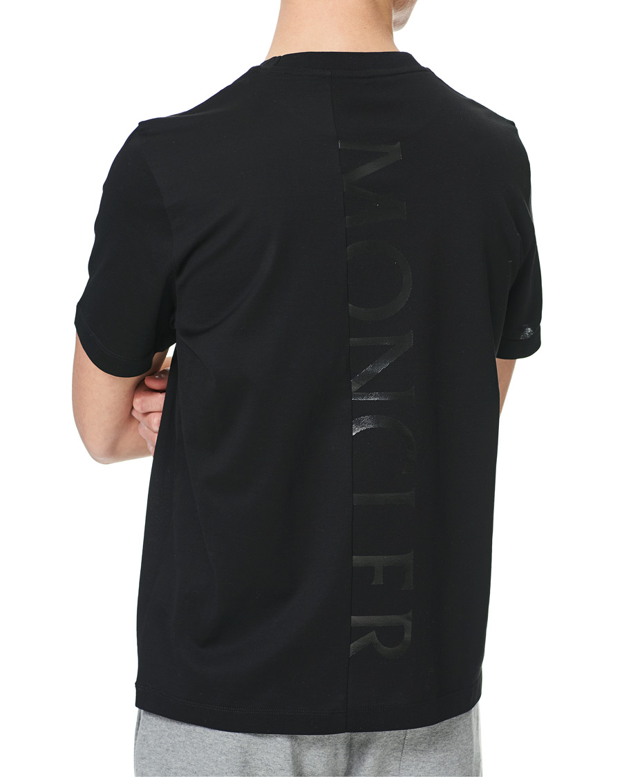 Heren | T-shirts | Moncler | Back Print Tee Black