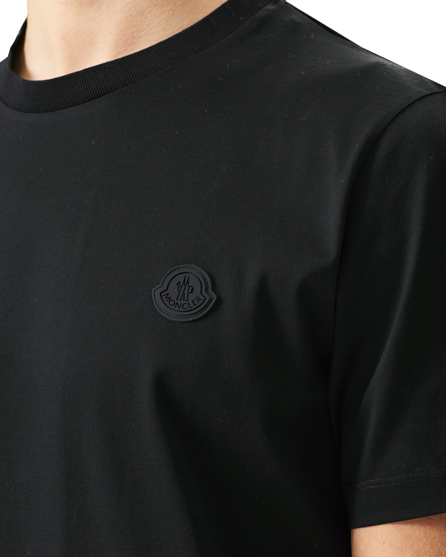 Heren | T-shirts | Moncler | Back Print Tee Black