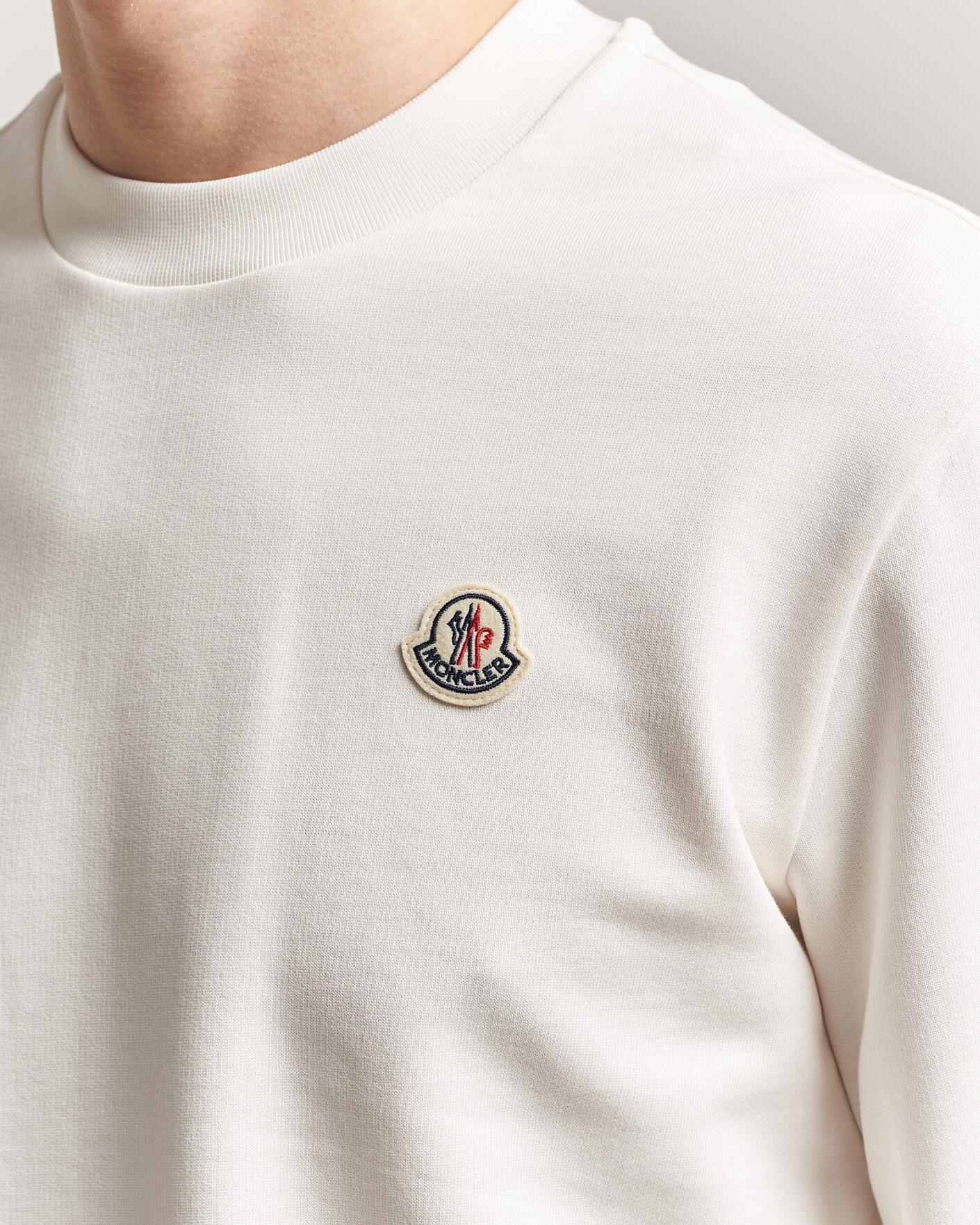 Heren | Truien | Moncler | Logo Sweatshirt White