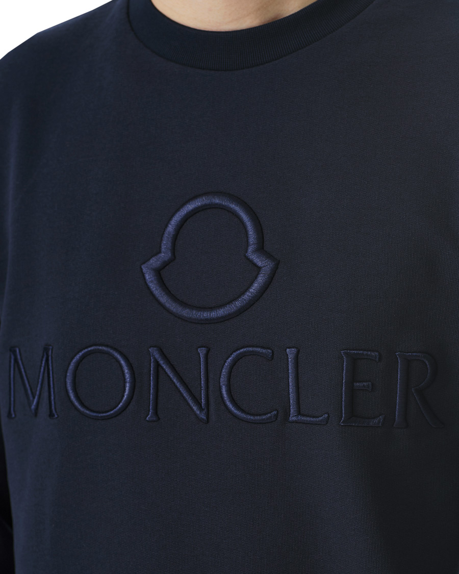 Heren | Truien | Moncler | Embroidered Logo Sweatshirt Navy