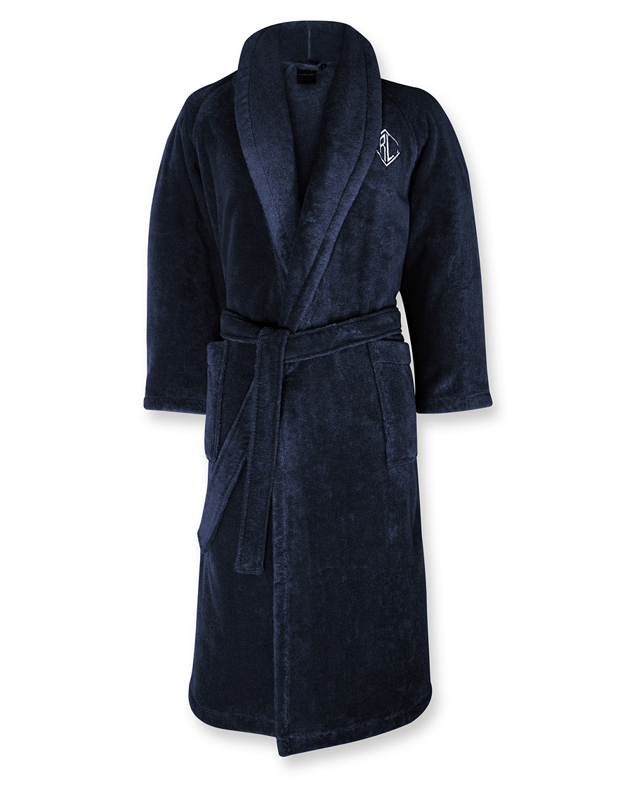 Heren | Pyjama's en gewaden | Ralph Lauren Home | Langdon Shawl Collar Bathrobe Midnight
