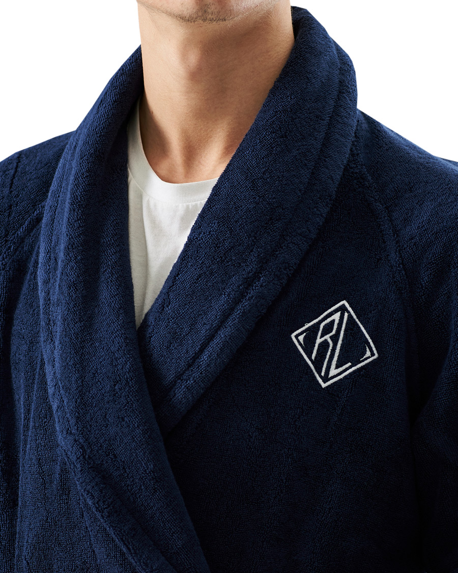 Heren | Pyjama's en gewaden | Ralph Lauren Home | Langdon Shawl Collar Bathrobe Midnight