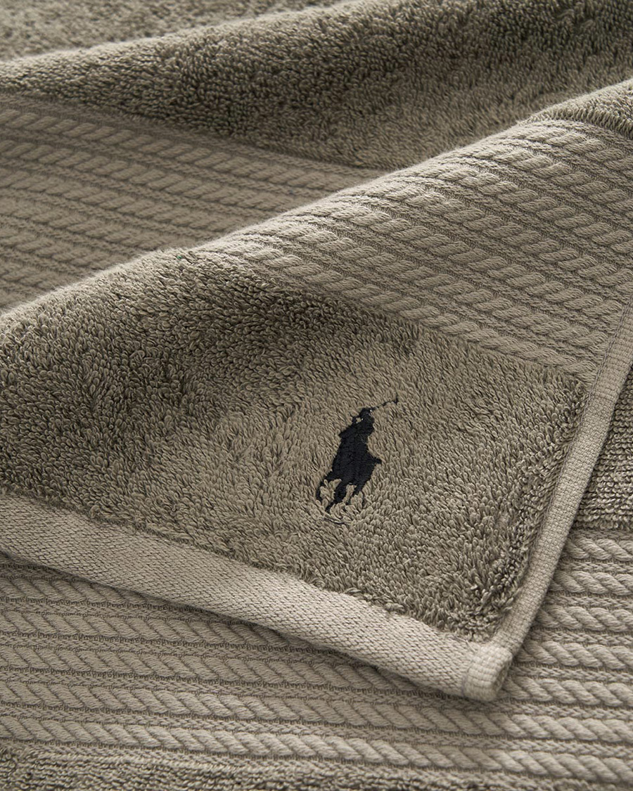 Heren | Ralph Lauren Home Polo Player Shower Towel 75x140 Pebble | Ralph Lauren Home | Polo Player Shower Towel 75x140 Pebble