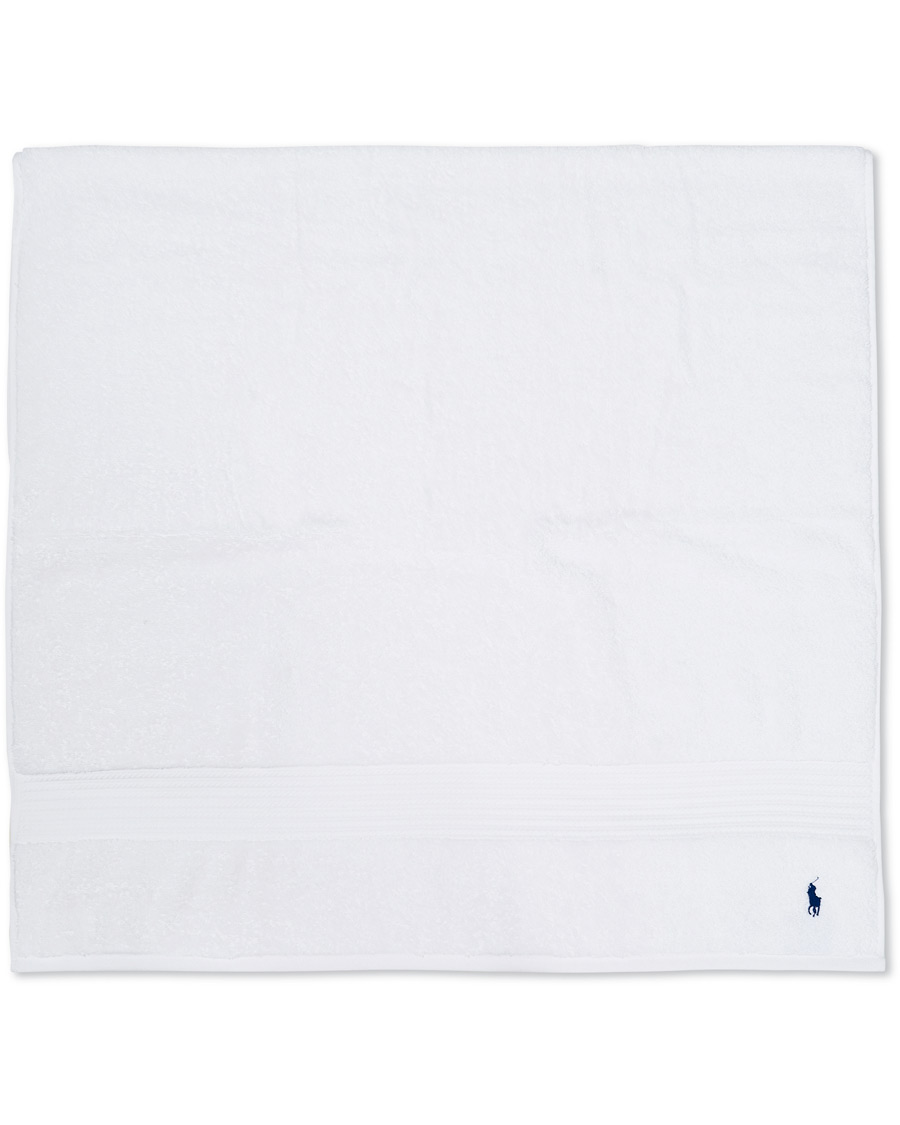 Heren | Ralph Lauren Home Polo Player Bath Sheet 90x170 White | Ralph Lauren Home | Polo Player Bath Sheet 90x170 White