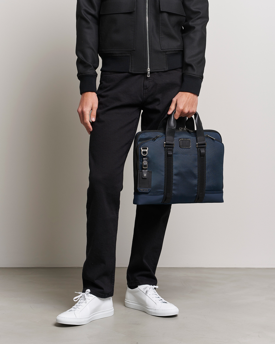 Men | Briefcases | TUMI | Alpha Bravo Academy Breif Navy